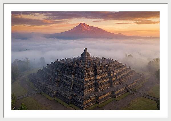 Borobudur At Sunrise