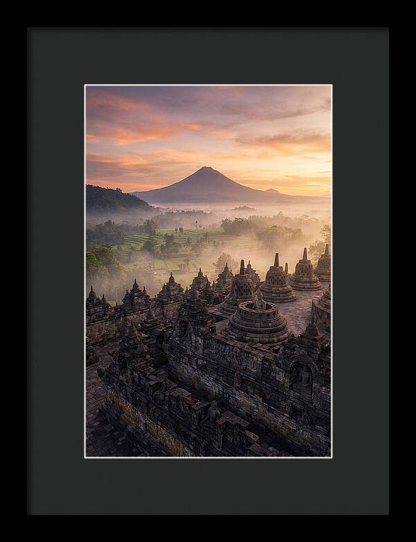 Borobudur Temple At Sunrise