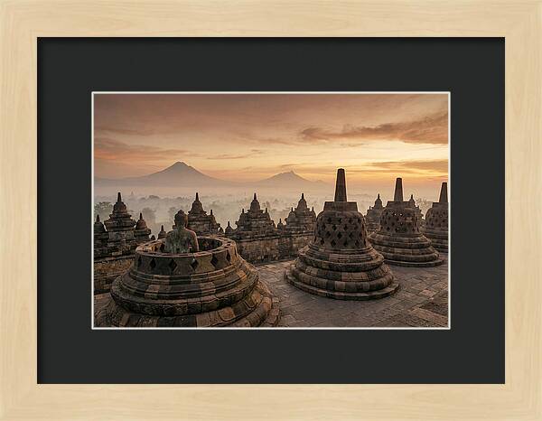 Borobudur Temple At Sunrise