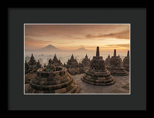 Borobudur Temple At Sunrise