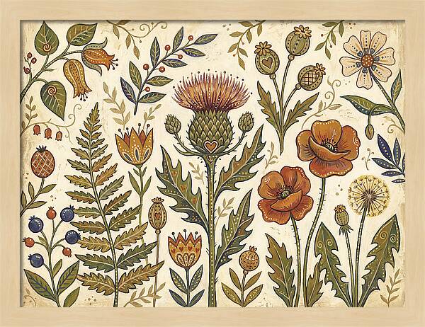 Botanical Folk Study