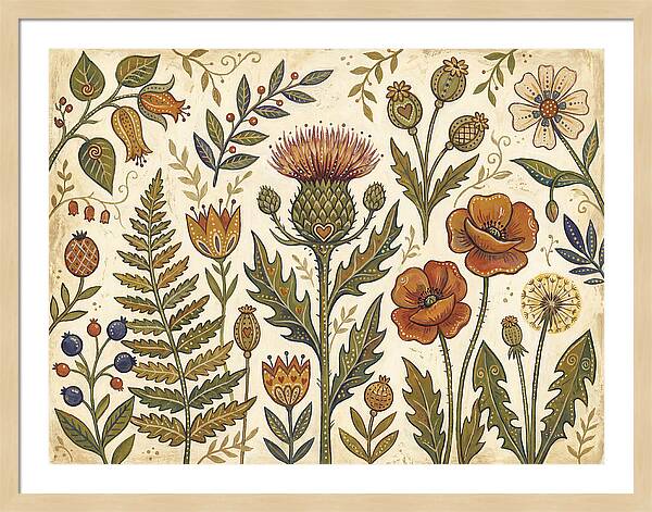 Botanical Folk Study