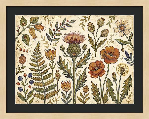 Botanical Folk Study