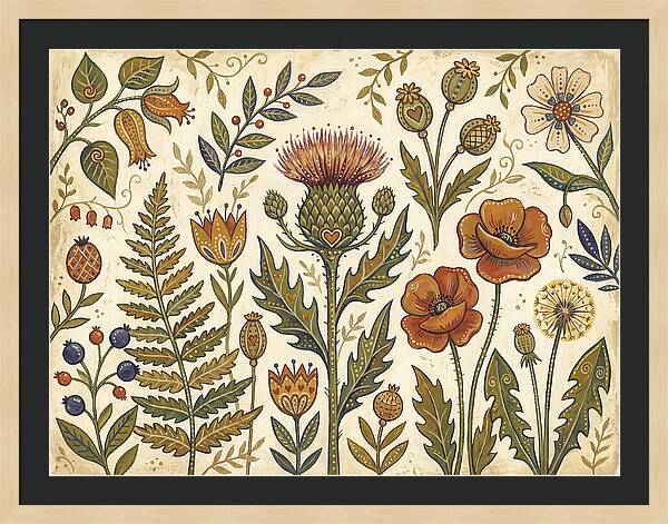 Botanical Folk Study