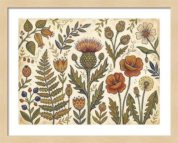 Botanical Folk Study
