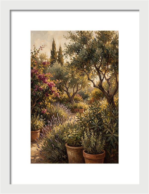 Botanical Serenity In The Mediterranean