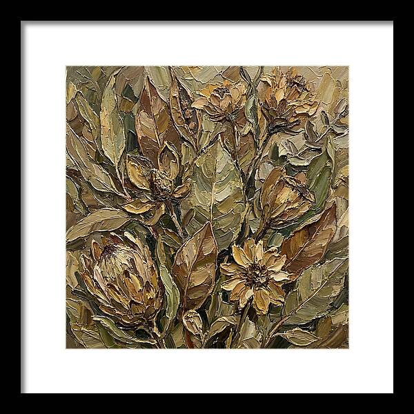 Botanical Study In Earth Tones
