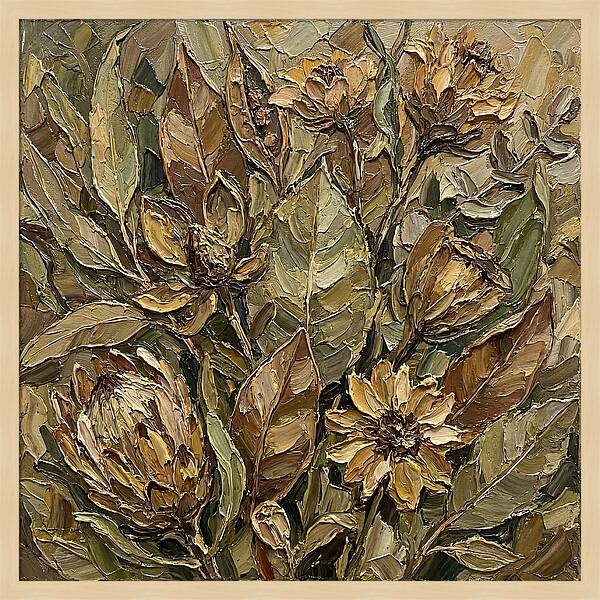 Botanical Study In Earth Tones