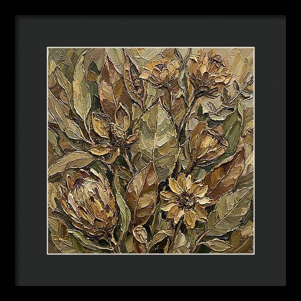 Botanical Study In Earth Tones