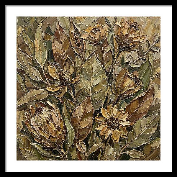 Botanical Study In Earth Tones