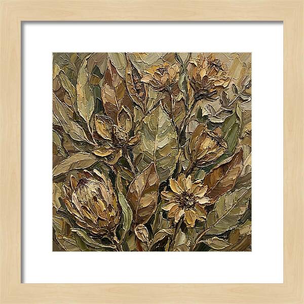 Botanical Study In Earth Tones