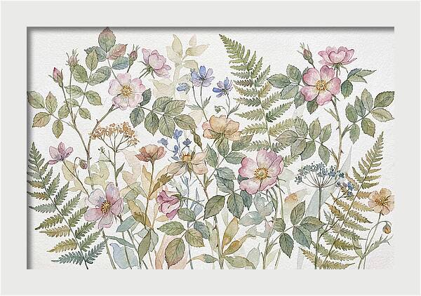 Botanical Study In Watercolor