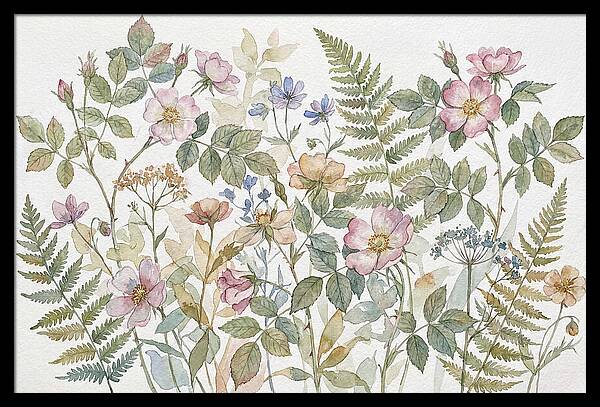 Botanical Study In Watercolor