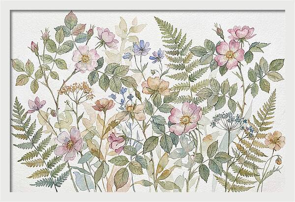 Botanical Study In Watercolor