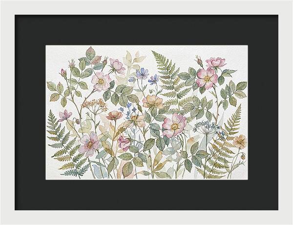 Botanical Study In Watercolor