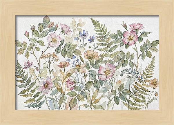 Botanical Study In Watercolor