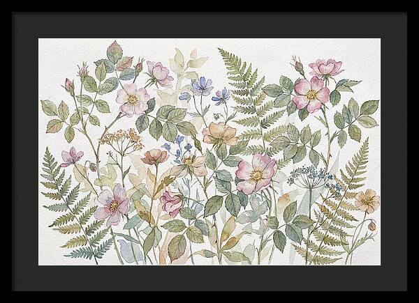 Botanical Study In Watercolor