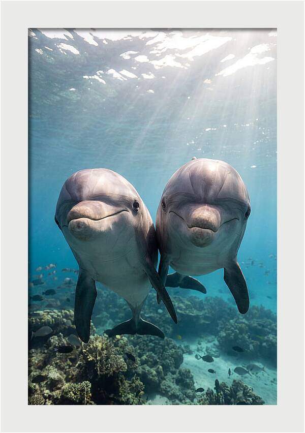Bottlenose Dolphin Duo