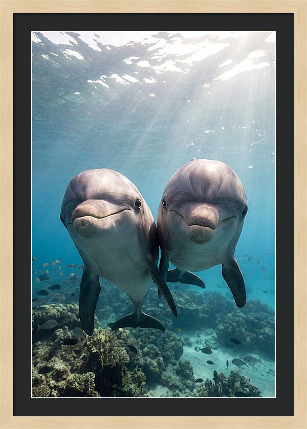 Bottlenose Dolphin Duo