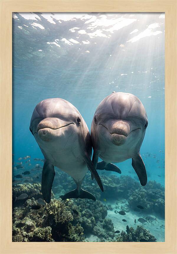 Bottlenose Dolphin Duo