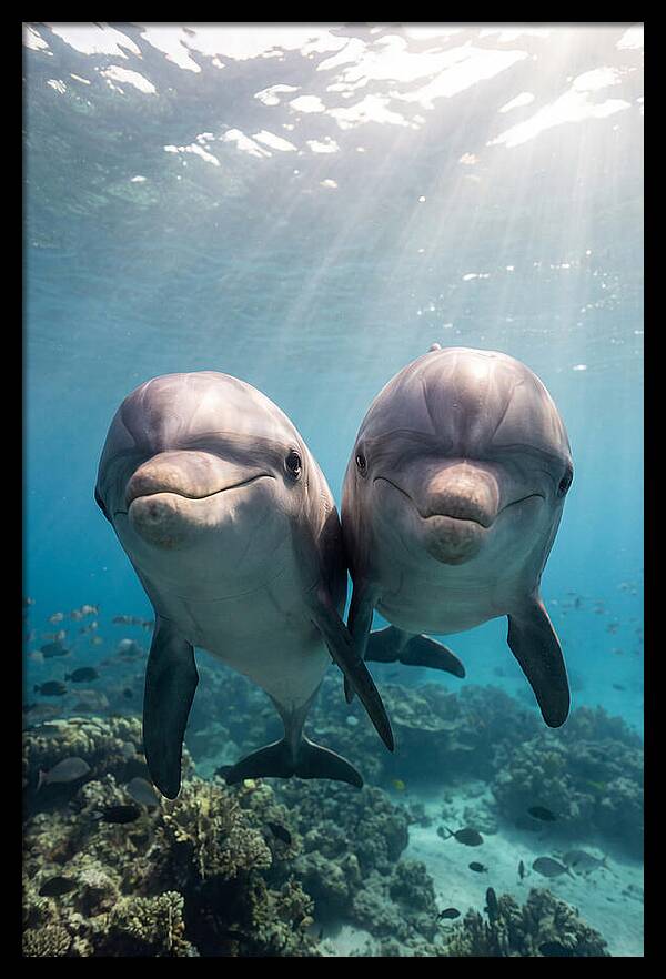 Bottlenose Dolphin Duo