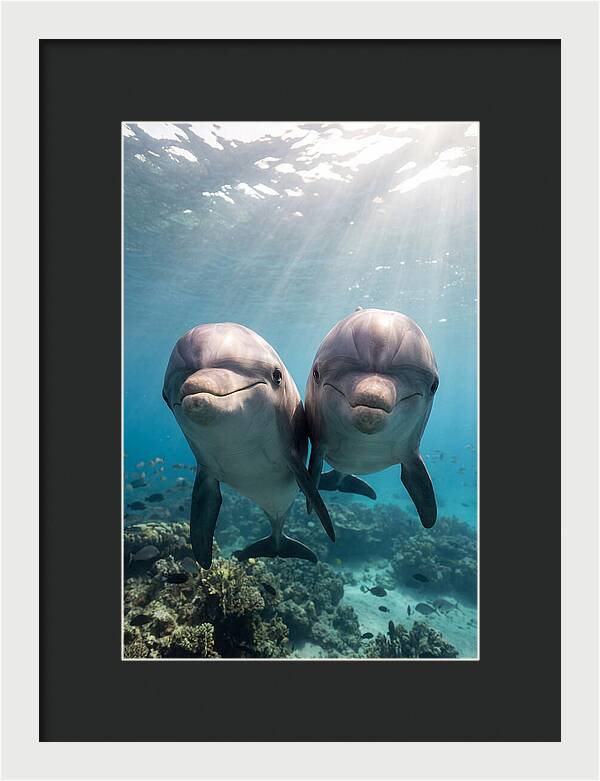 Bottlenose Dolphin Duo