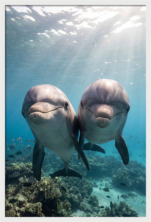 Bottlenose Dolphin Duo