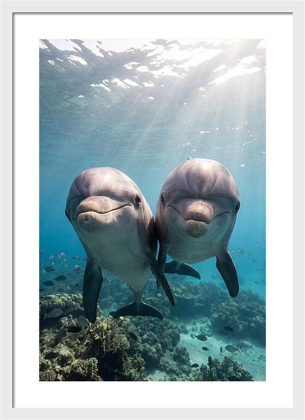 Bottlenose Dolphin Duo