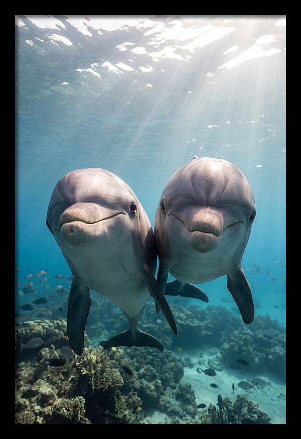 Bottlenose Dolphin Duo