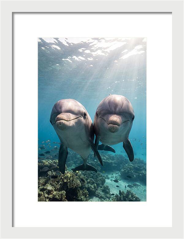 Bottlenose Dolphin Duo