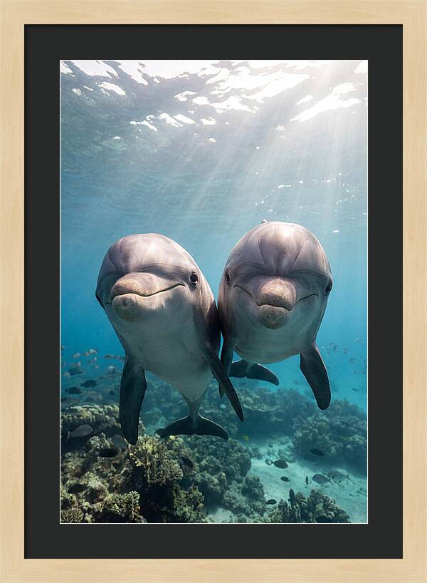 Bottlenose Dolphin Duo