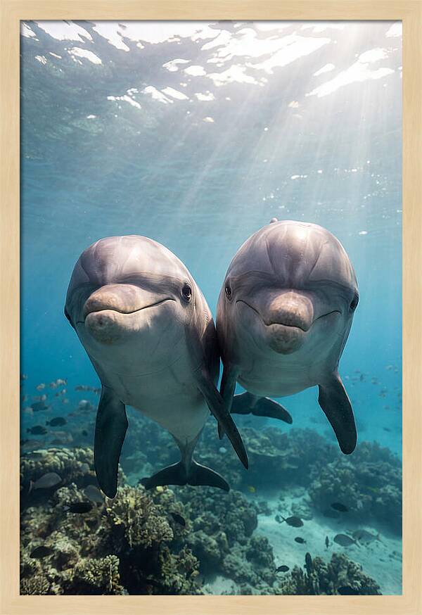 Bottlenose Dolphin Duo