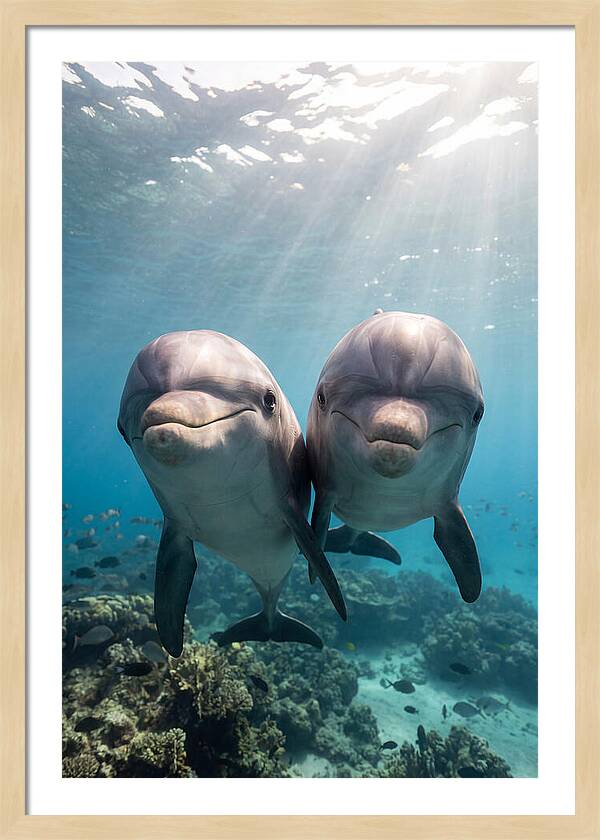 Bottlenose Dolphin Duo