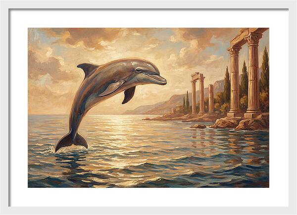 Bottlenose Dolphin In The Mediterranean