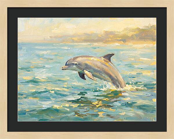 Bottlenose Dolphin Leaping