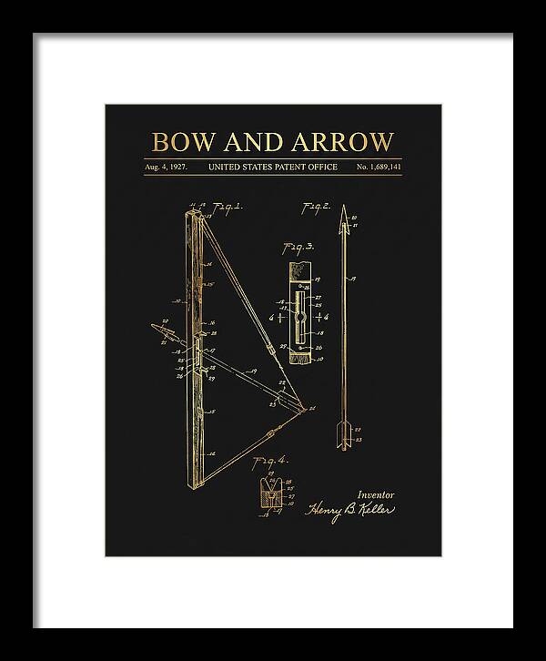 Bow And Arrow Gold Patent Us1689141a
