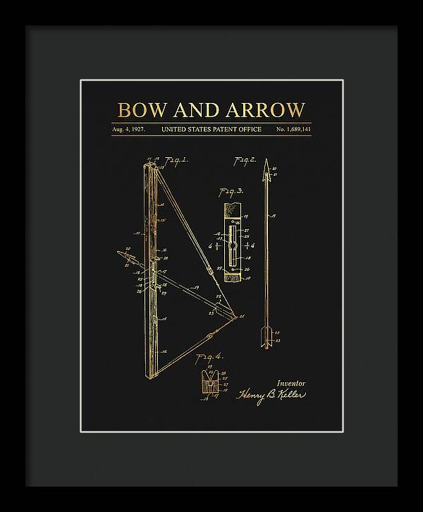 Bow And Arrow Gold Patent Us1689141a