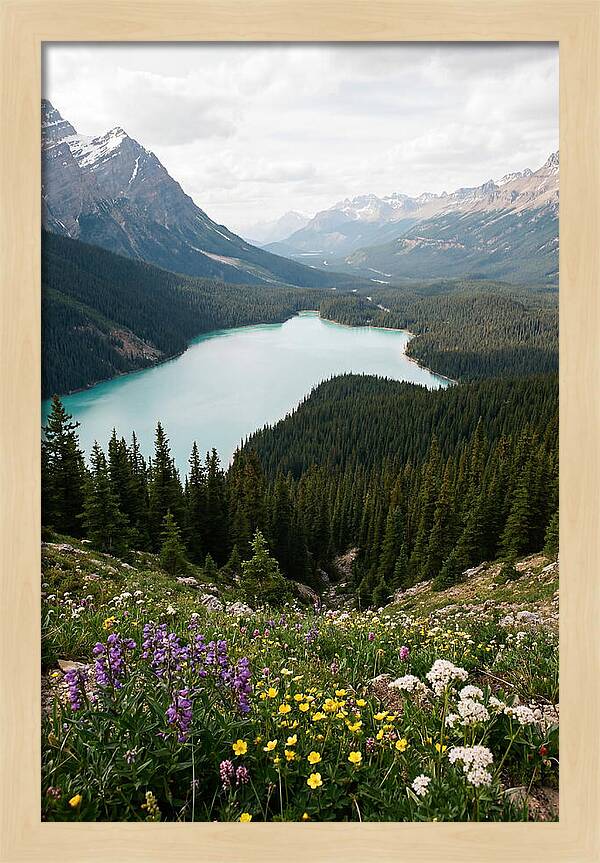 Bow Summit Overlooking Peyto Lake