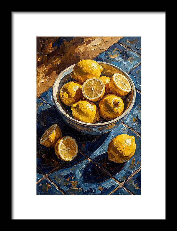 Bowl Of Fresh Lemons