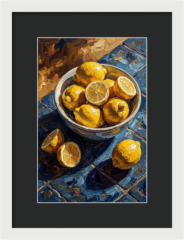 Bowl Of Fresh Lemons