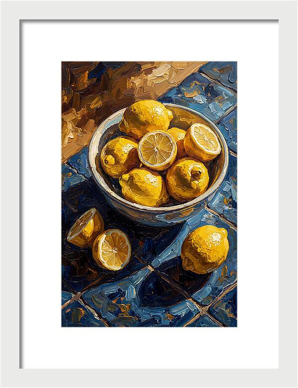 Bowl Of Fresh Lemons