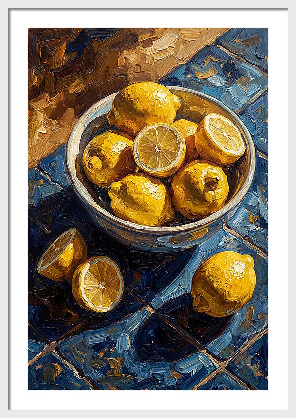 Bowl Of Fresh Lemons