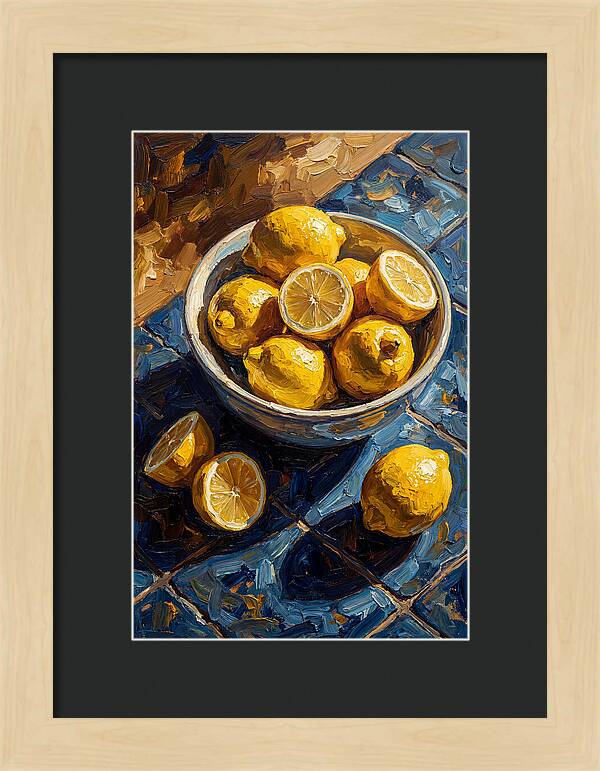 Bowl Of Fresh Lemons