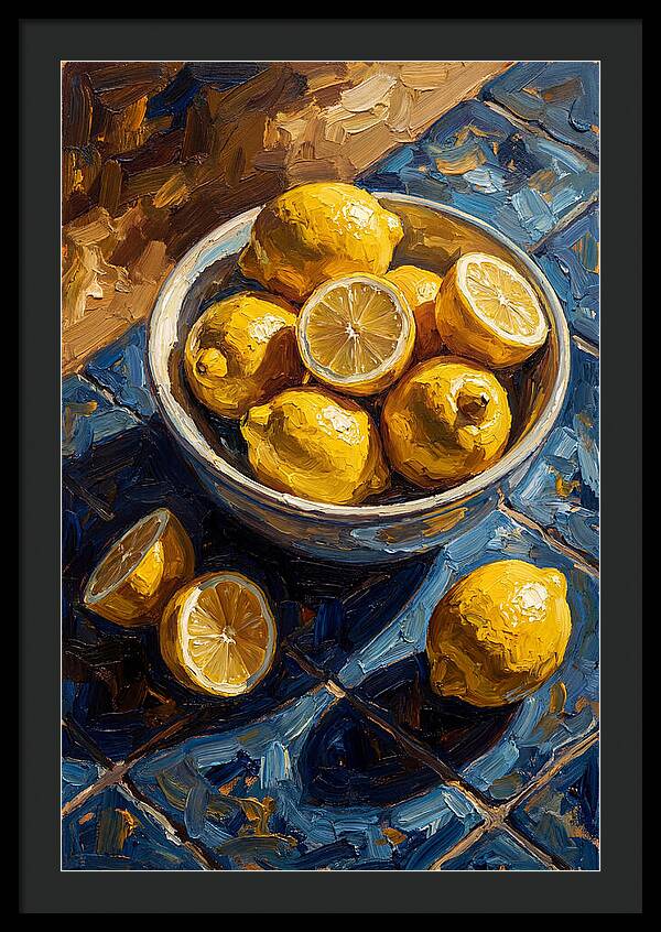 Bowl Of Fresh Lemons