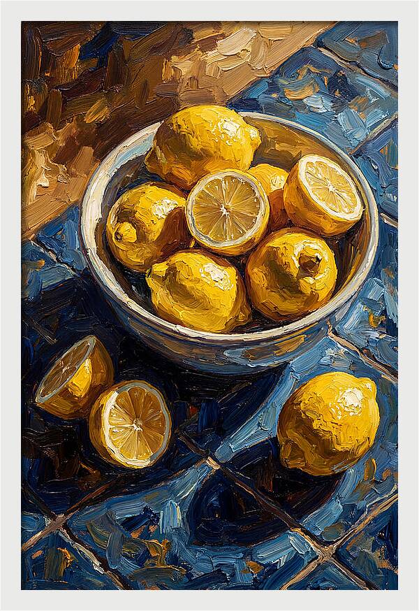 Bowl Of Fresh Lemons