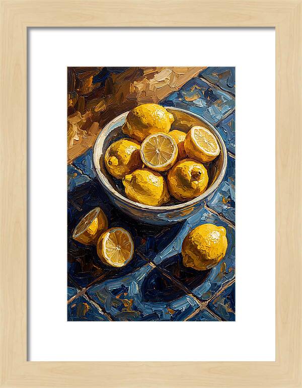Bowl Of Fresh Lemons