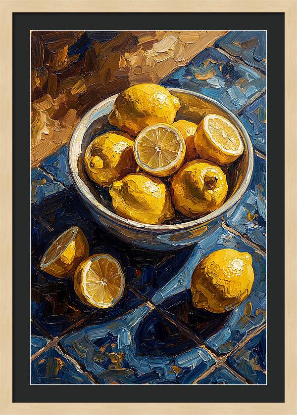 Bowl Of Fresh Lemons