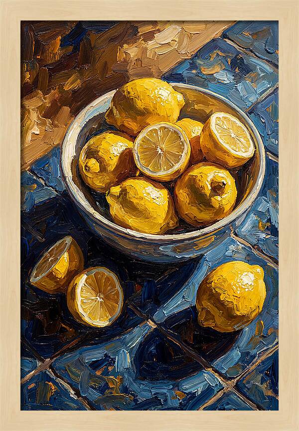 Bowl Of Fresh Lemons