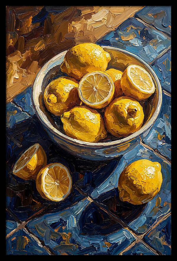 Bowl Of Fresh Lemons