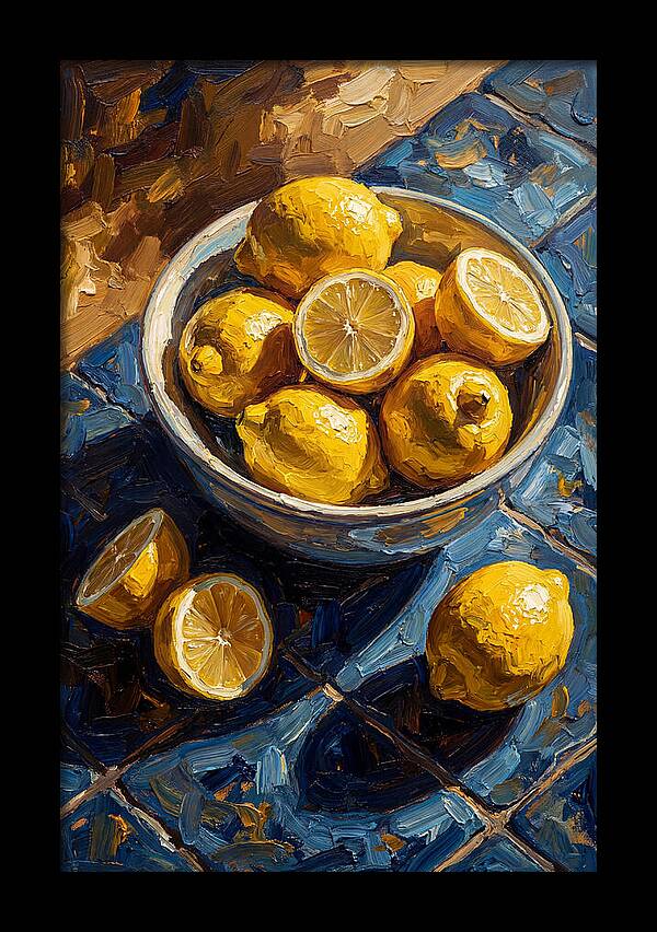 Bowl Of Fresh Lemons